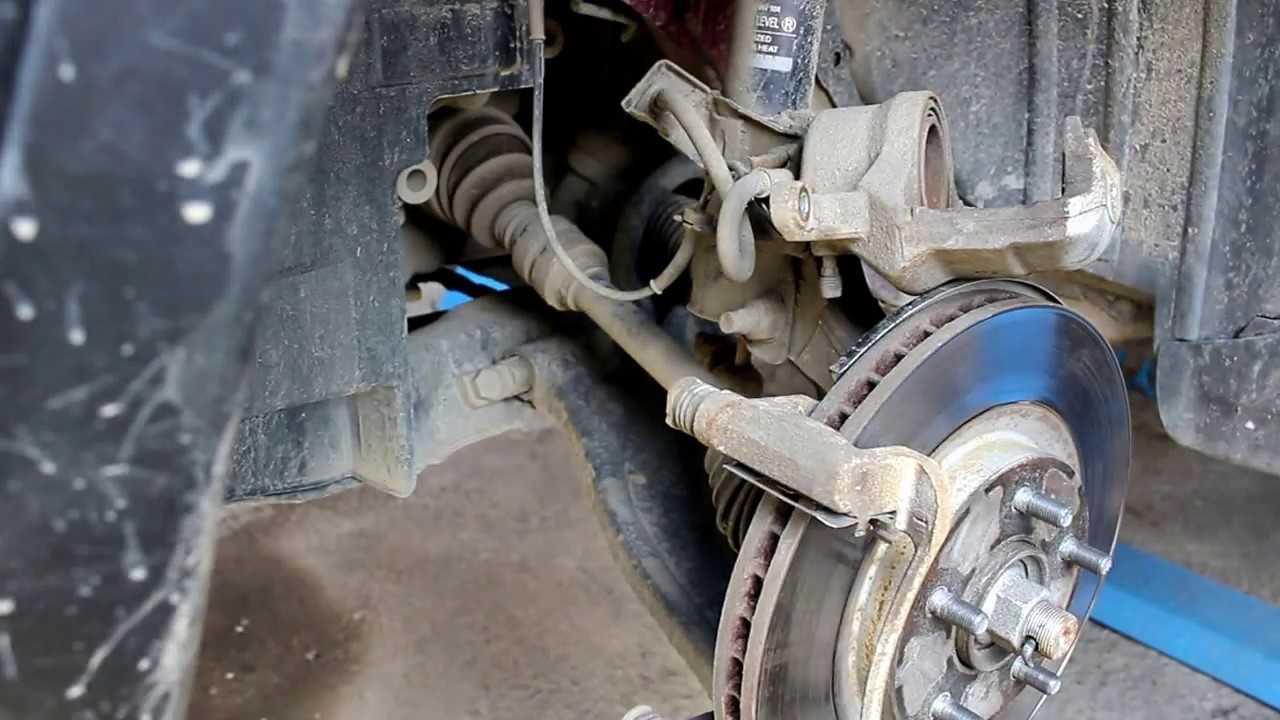 Замена передних тормозных колодок nissan qashqai