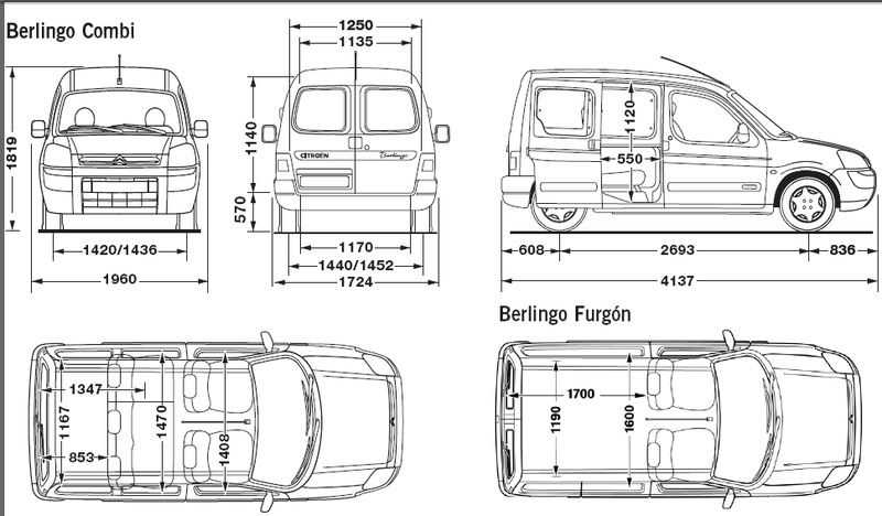 Интересуют штатные параметры дисков и резины на автомобиль Citroen Berlingo - разболтовка, вылет, сверловка, профиль