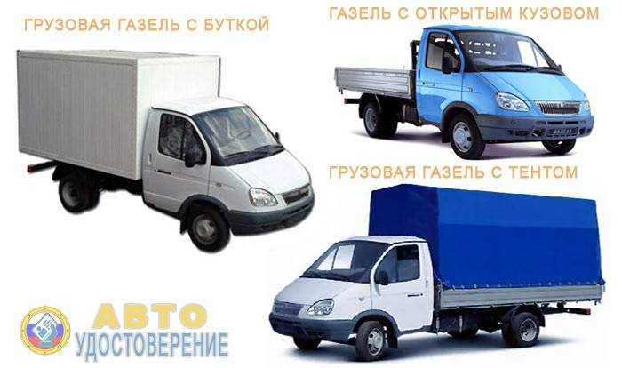 Какие права нужны на газель, соболь: категории для грузовой и пассажирской газели
