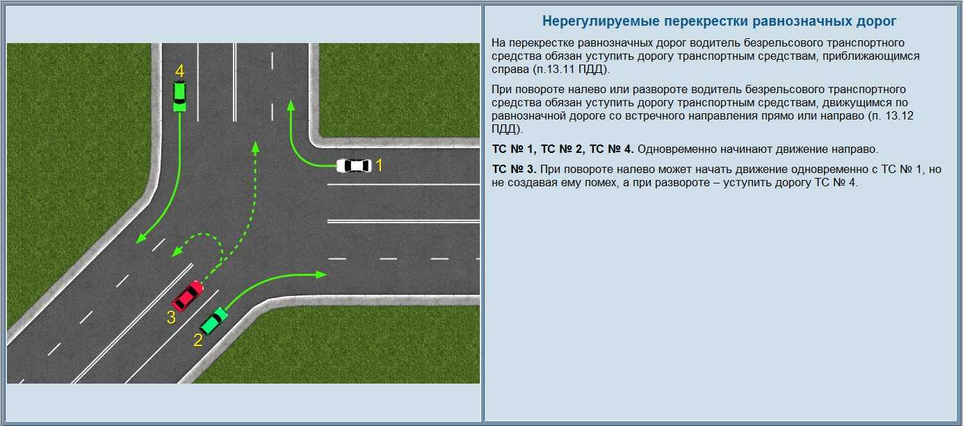 Как определить перекресток или прилегающая территория