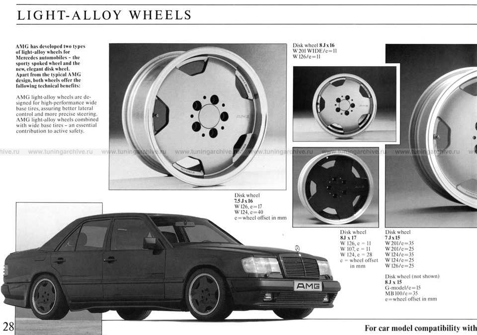 Разболтовка дисков мерседес w210