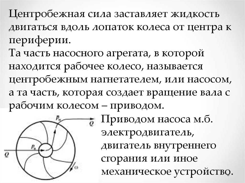 Гравитация и центробежная сила.