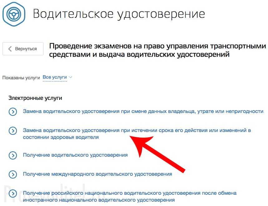 Замена водительского удостоверения в мфц
