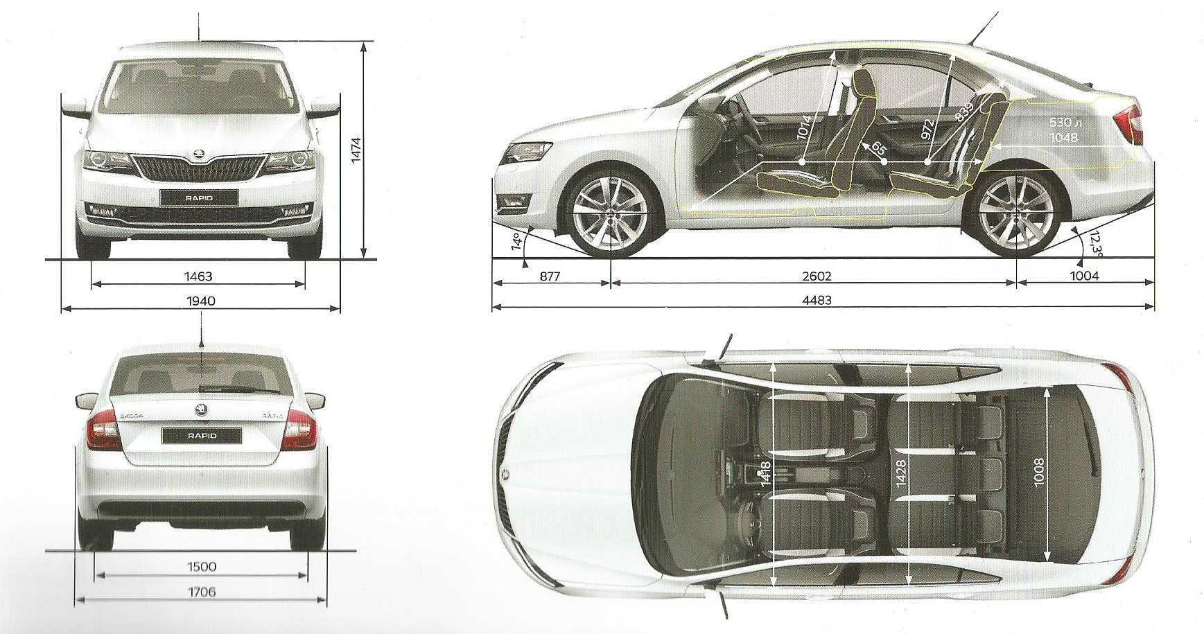 Skoda rapid обзор, технические характеристики, комплектации и двигатели