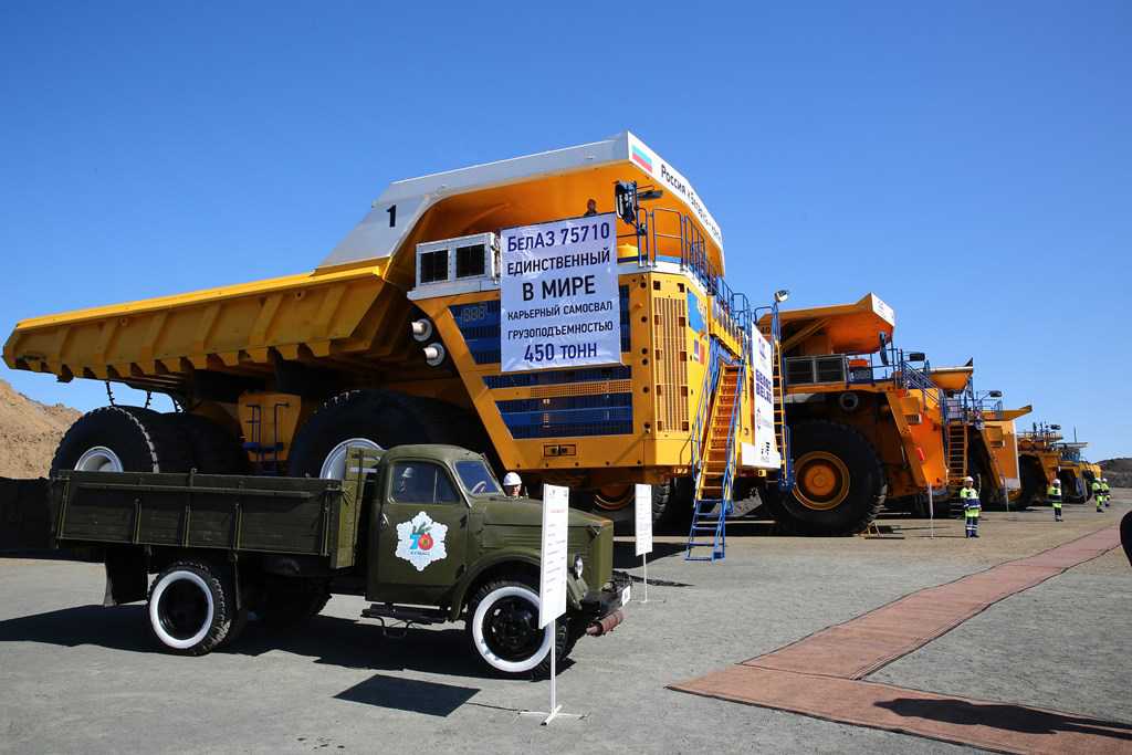 Самый большой белаз (belaz): самый большой карьерный самосвал в сравнении с человеком