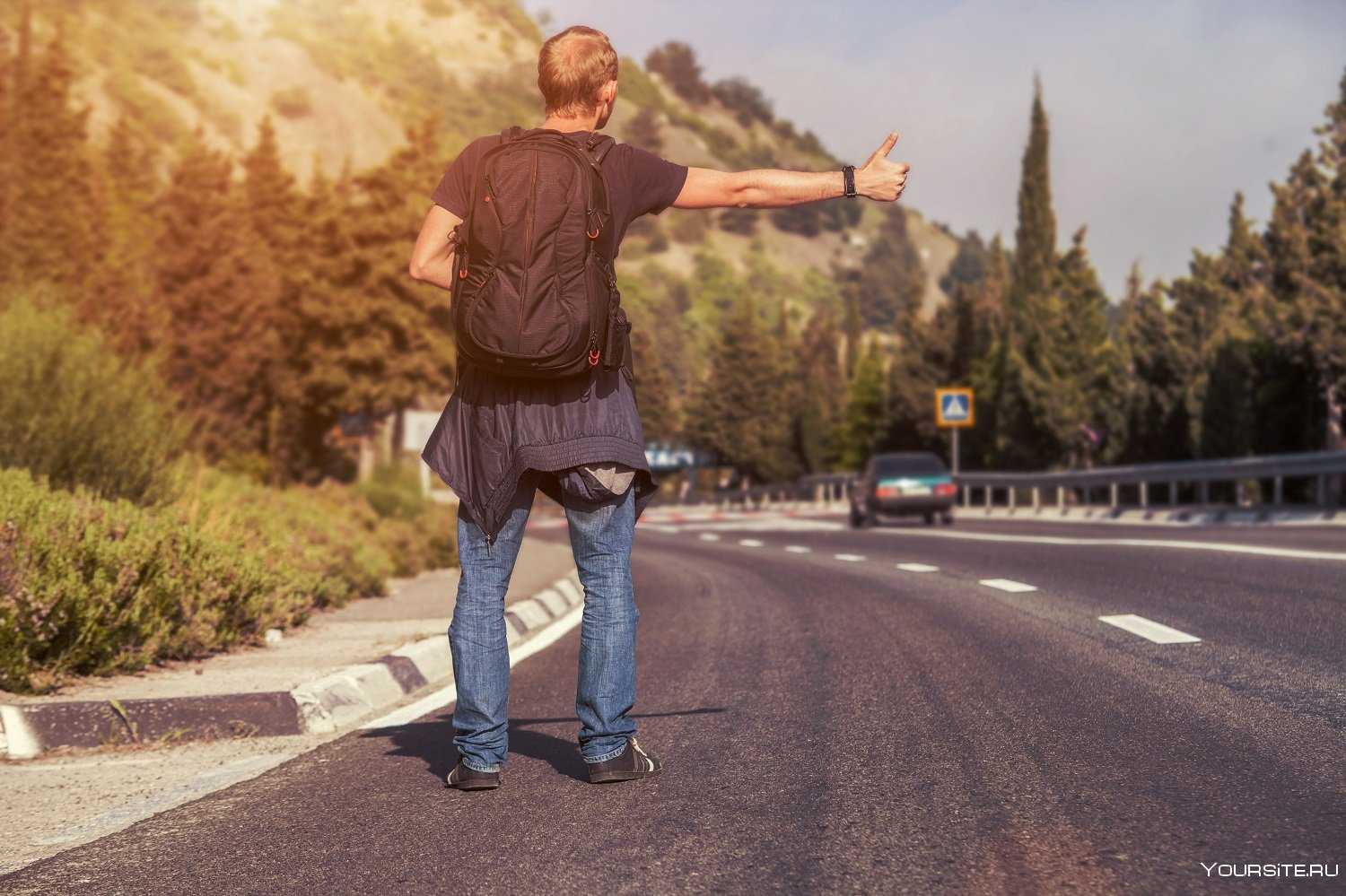 Hitchhiking statistics