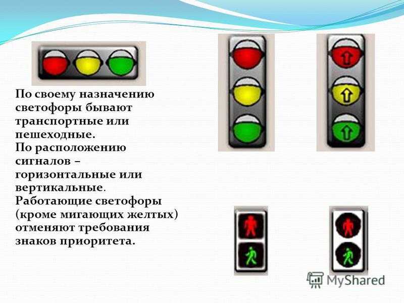Какие дорожные знаки отменяет светофор а какие нет