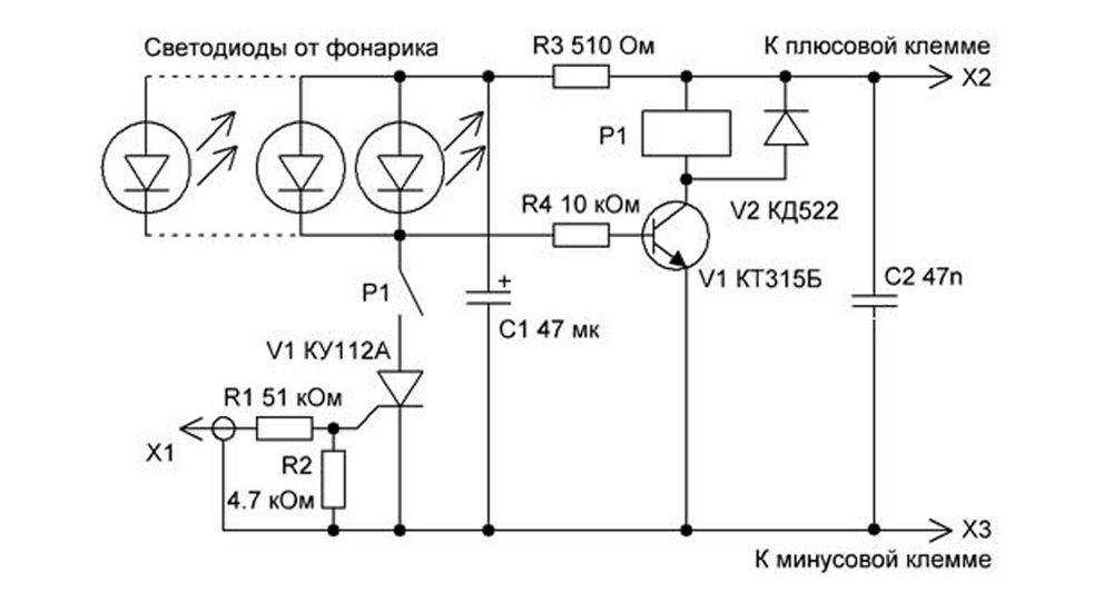 Стробоскоп для зажигания своими руками, схема для установки