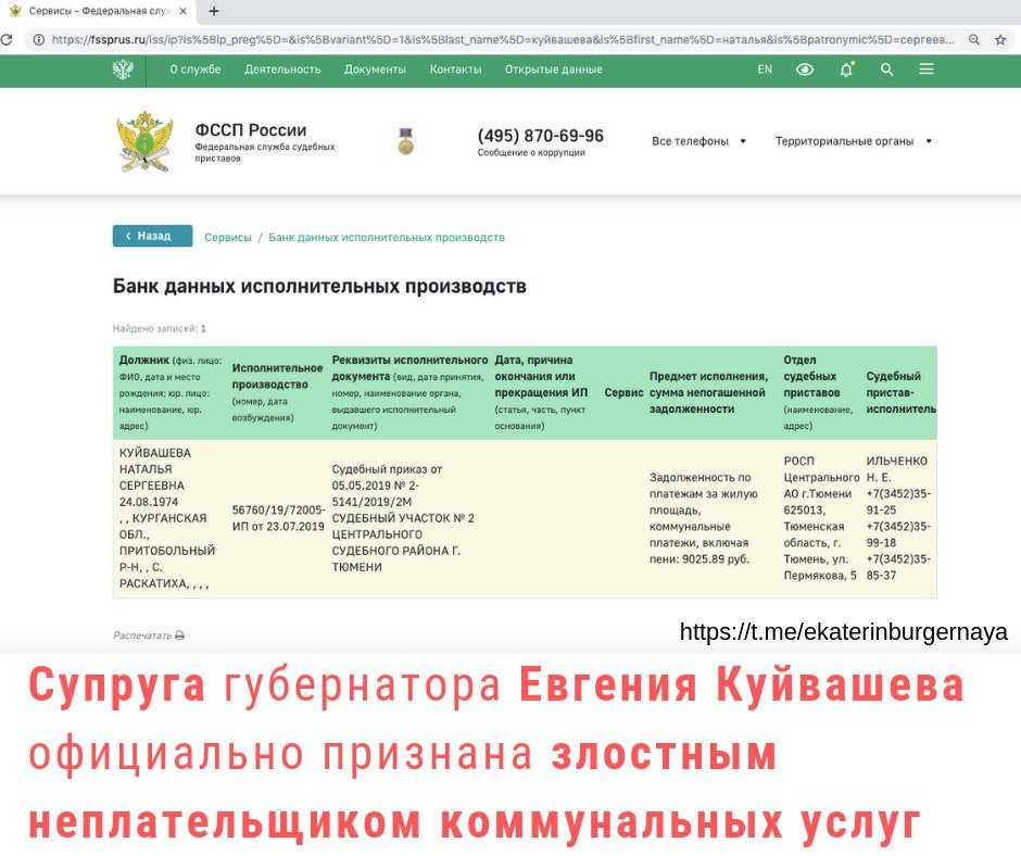 Узнать задолженность у судебных приставов по регионам