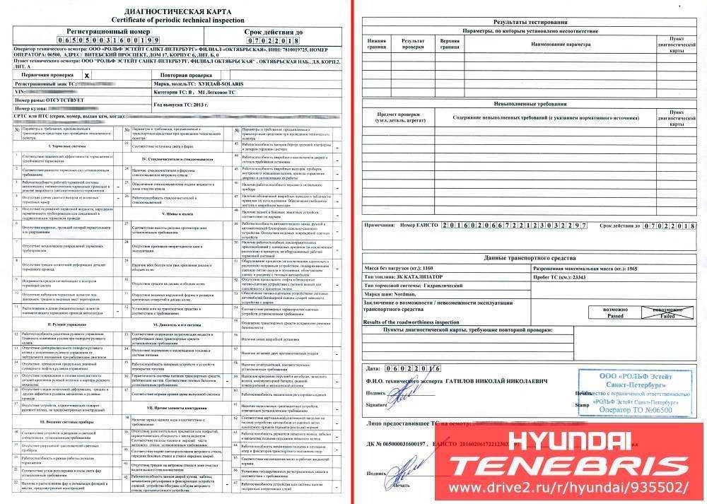 Техосмотр отменили для автомобилей в личном пользовании