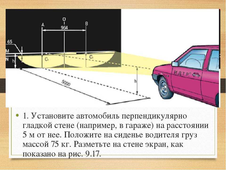 Как отрегулировать свет фар на ваз 2107