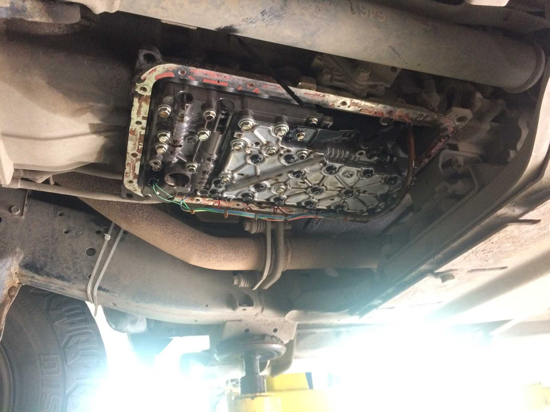 Полная и частичная замена масла в акпп mitsubishi pajero 4 своими руками